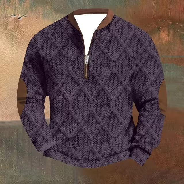 Draxon 3D Patterned Fleece Sweatshirt