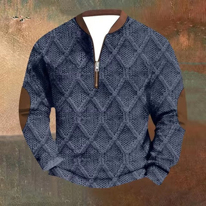 Draxon 3D Patterned Fleece Sweatshirt