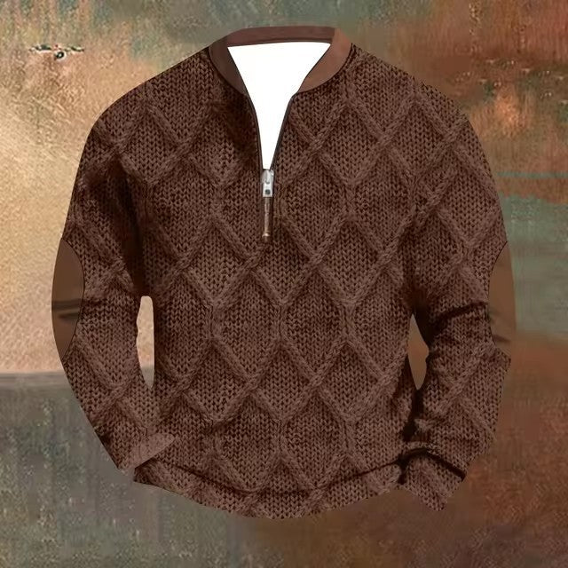 Draxon 3D Patterned Fleece Sweatshirt