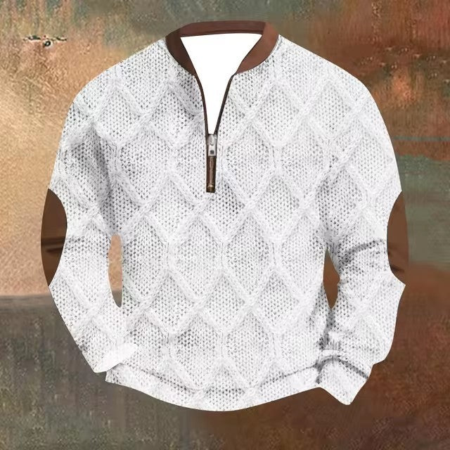 Draxon 3D Patterned Fleece Sweatshirt