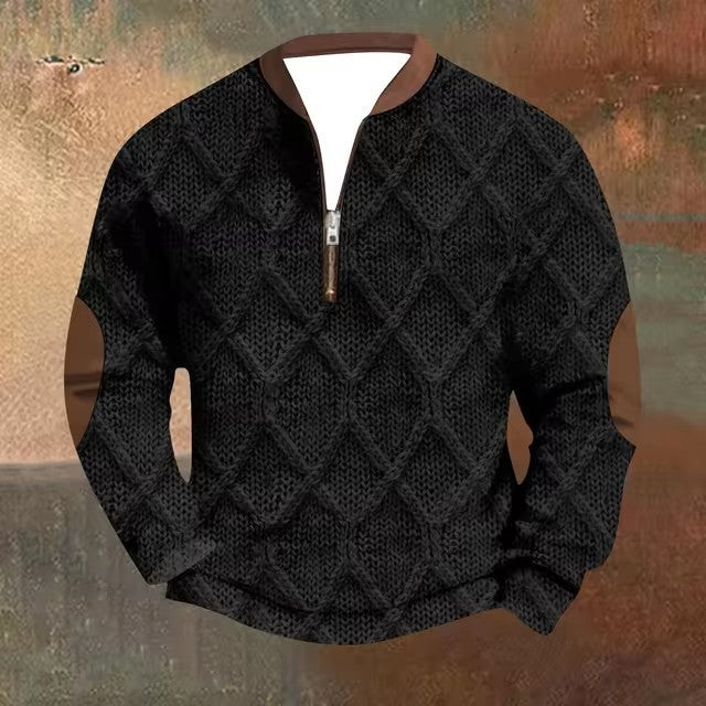 Draxon 3D Patterned Fleece Sweatshirt